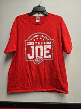 Detroit Red Wings Shirt XL Farewell To The Joe Louis Arena Hockey 1979-2017 Red